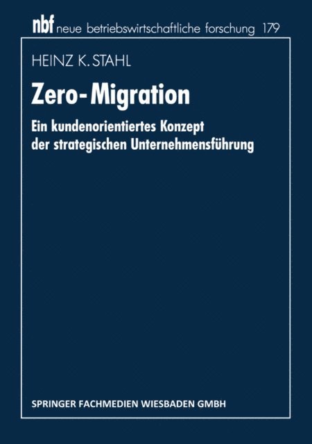 Heinz K. Stahl - Zero-Migration, E-bok