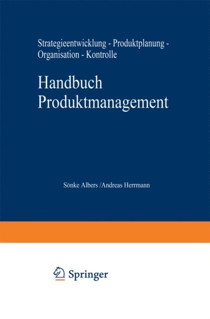 Andreas Herrmann, Sonke Albers - Handbuch Produktmanagement, E-bok