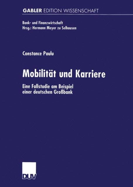 Constance Paulu - Mobilität und Karriere, E-bok