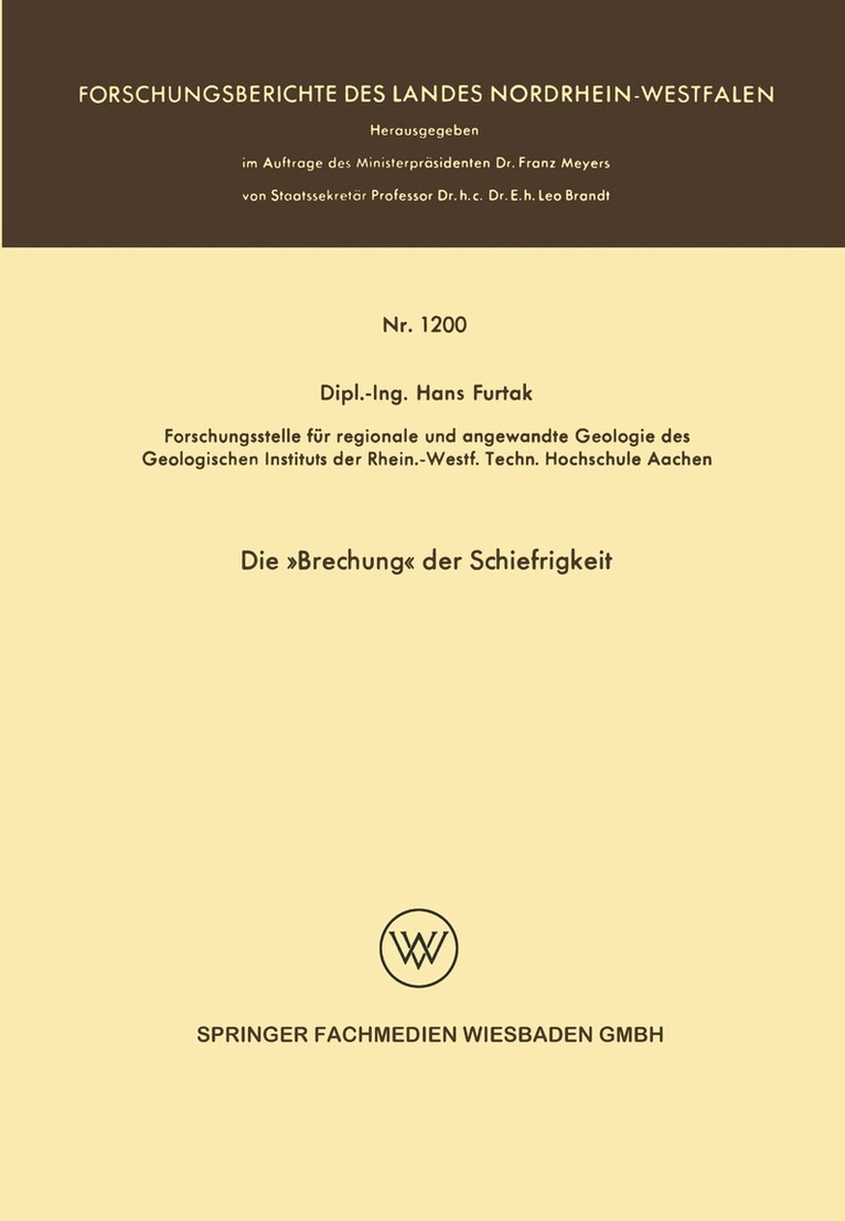 Hans Furtak - Die »Brechung« der Schiefrigkeit, Häftad