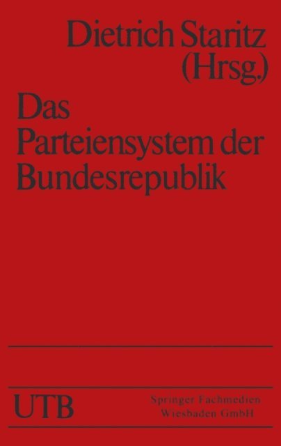 Dietrich Staritz - Das Parteiensystem der Bundesrepublik, E-bok