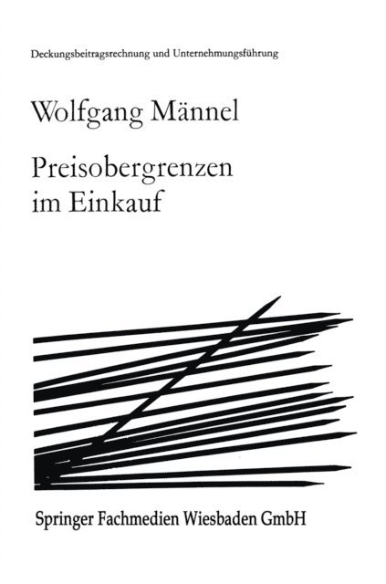 Wolfgang Mannel - Preisobergrenzen im Einkauf, E-bok