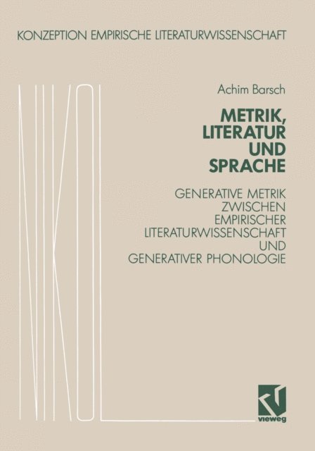 Achim Barsch - Metrik, Literatur und Sprache, E-bok