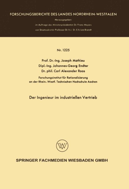 Joseph Mathieu - Der Ingenieur im industriellen Vertrieb, E-bok