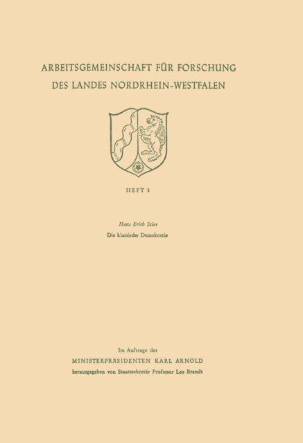 Hans Erich Stier - Die klassische Demokratie, E-bok