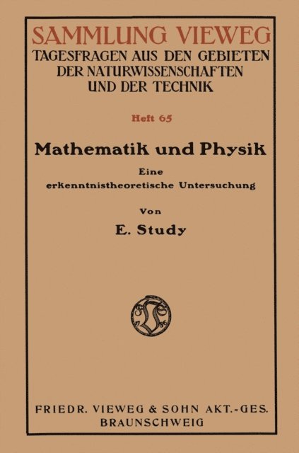 Eduard Study - Mathematik und Physik, E-bok