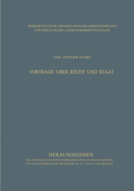 Carl Gottlieb Svarez - Vorträge über Recht und Staat, E-bok