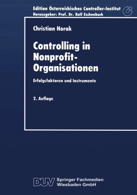 Christian Horak - Controlling in Nonprofit-Organisationen, E-bok