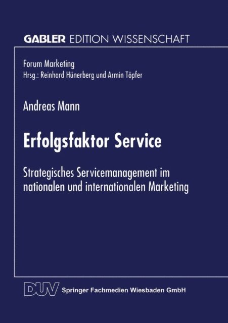 Andreas Mann - Erfolgsfaktor Service, E-bok
