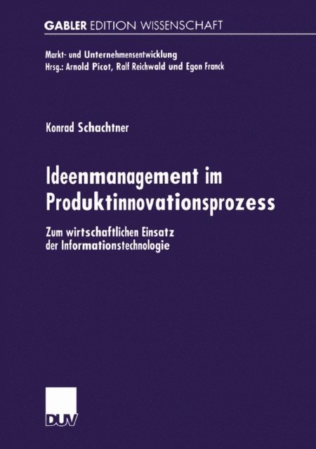 Konrad Schachtner - Ideenmanagement im Produktinnovationsprozess, E-bok