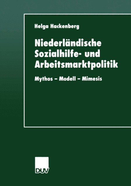 Helga Hackenberg - Niederländische Sozialhilfe- und Arbeitsmarktpolitik, E-bok
