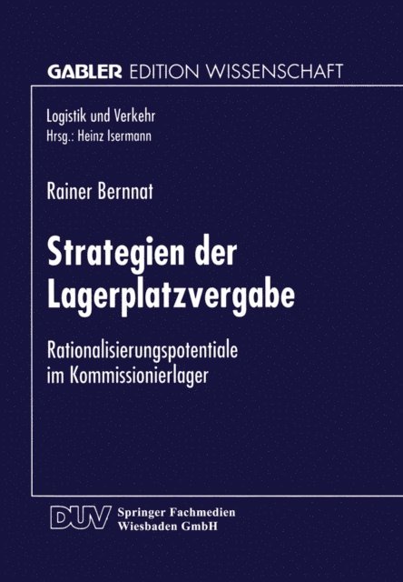 Rainer Bernnat - Strategien der Lagerplatzvergabe, E-bok