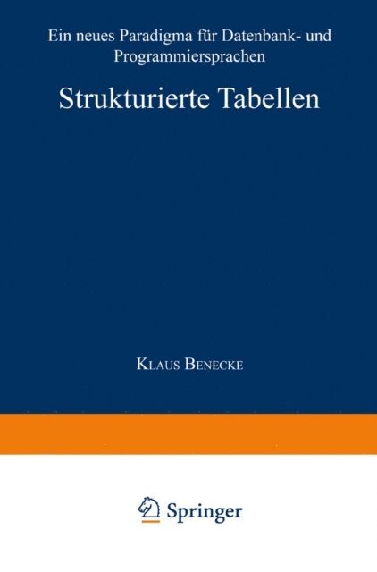 Klaus Benecke - Strukturierte Tabellen, E-bok