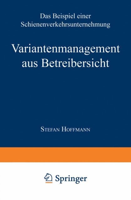 Stefan Hoffmann - Variantenmanagement aus Betreibersicht, E-bok