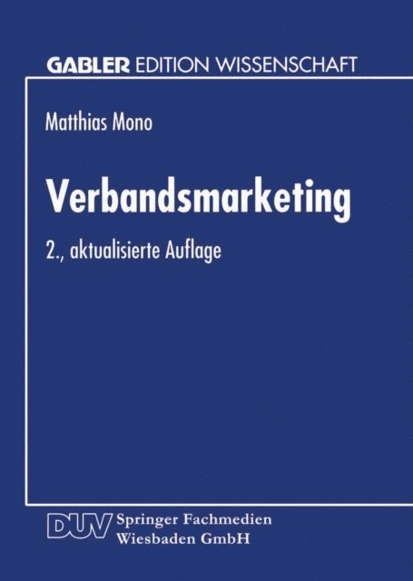 Matthias Mono - Verbandsmarketing, E-bok