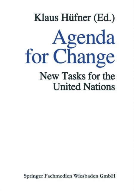 Klaus Hufner - Agenda for Change, E-bok