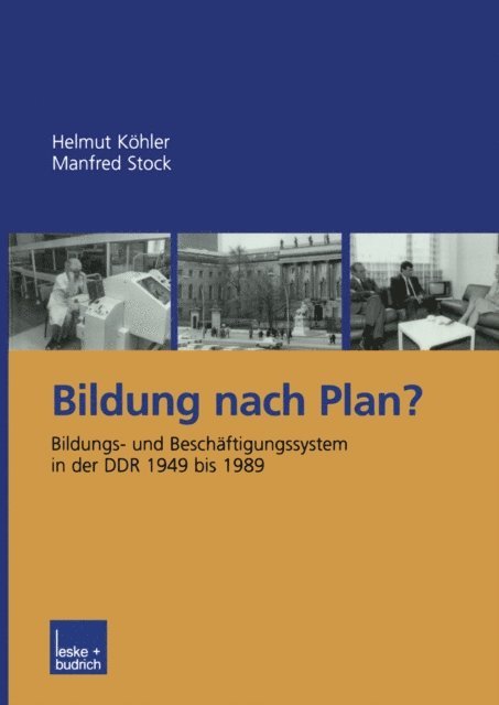 Manfred Stock, Helmut Kohler - Bildung nach Plan?, E-bok