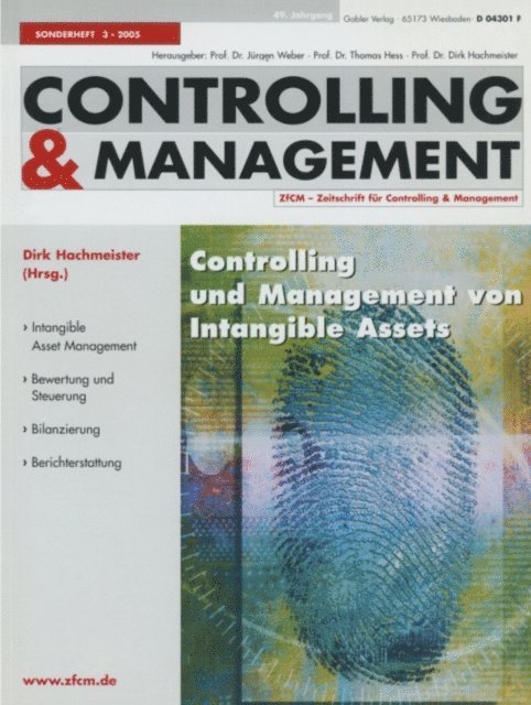 Dirk Hachmeister - Controlling und Management von Intangible Assets, E-bok