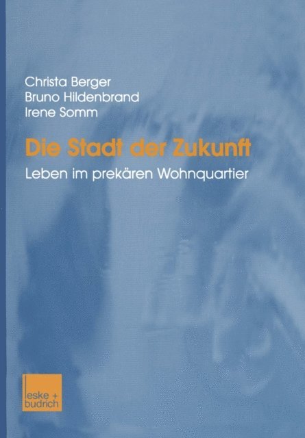 Irene Somm, Bruno Hildenbrand, Christa Berger - Die Stadt der Zukunft, E-bok