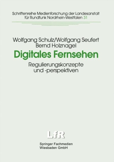 Wolfgang Seufert, Wolfgang Schulz - Digitales Fernsehen, E-bok