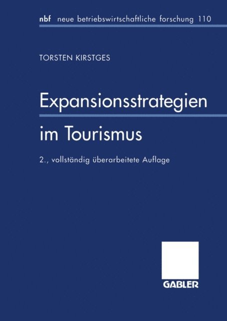 Torsten Kirstges - Expansionsstrategien im Tourismus, E-bok