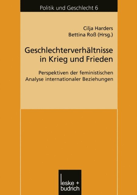 Bettina Ro, Cilja Harders - Geschlechterverhältnisse in Krieg und Frieden, E-bok