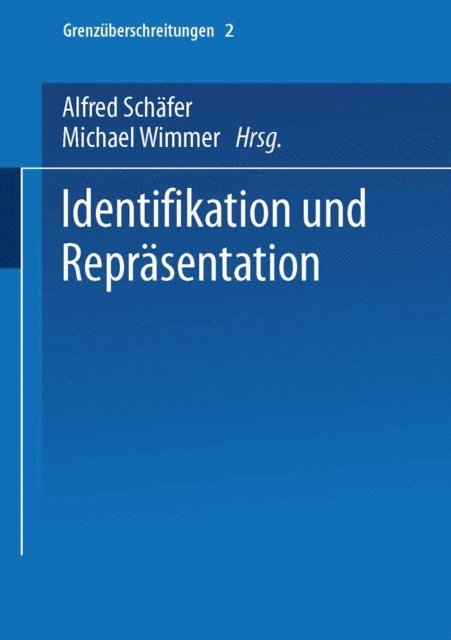 Michael Wimmer, Alfred Schafer - Identifikation und Repräsentation, E-bok