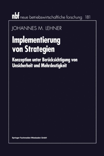Johannes M. Lehner - Implementierung von Strategien, E-bok