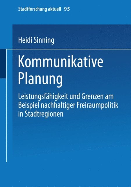 Heidi Sinning - Kommunikative Planung, E-bok