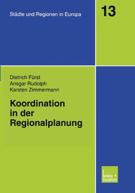 Karsten Zimmermann, Ansgar Rudolph, Dietrich Furst - Koordination in der Regionalplanung, E-bok