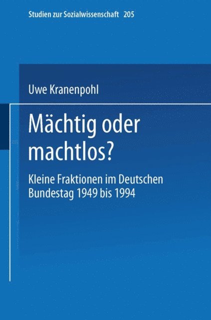 Uwe Kranenpohl - Mächtig oder machtlos?, E-bok