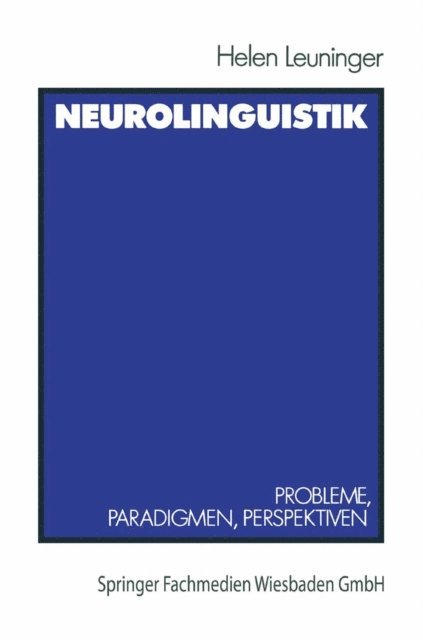 Helen Leuninger - Neurolinguistik, E-bok