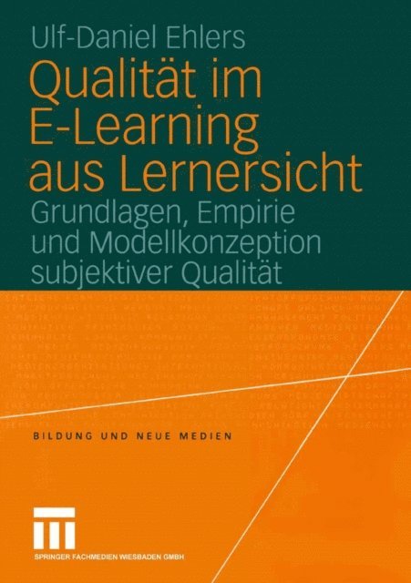 Ulf-Daniel Ehlers - Qualität im E-Learning aus Lernersicht, E-bok
