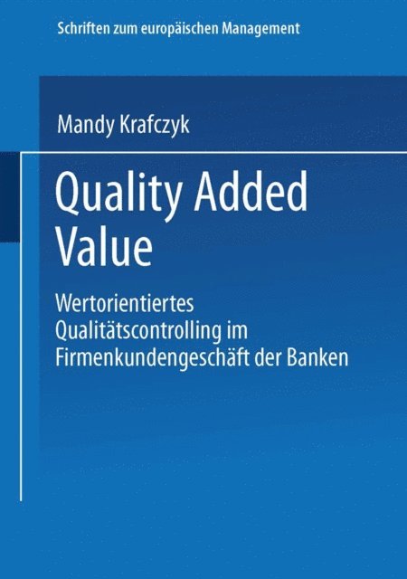 Mandy Krafczyk - Quality Added Value, E-bok