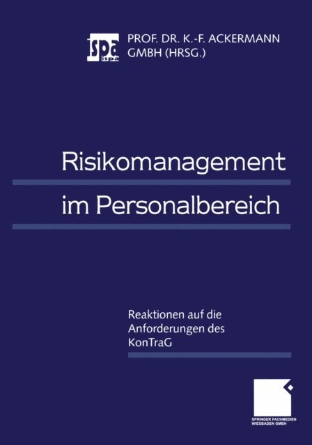 Karl-Friedrich Ackermann - Risikomanagement im Personalbereich, E-bok