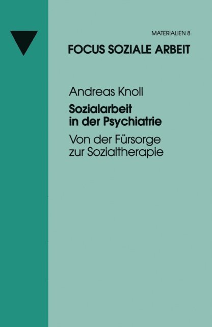 Andreas Knoll - Sozialarbeit in der Psychiatrie, E-bok