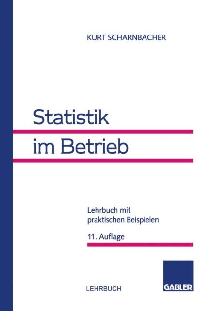 Kurt Scharnbacher - Statistik im Betrieb, E-bok