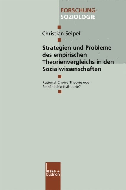 Christian Seipel - Strategien und Probleme des empirischen Theorienvergleichs in den Sozialwissenschaften, E-bok
