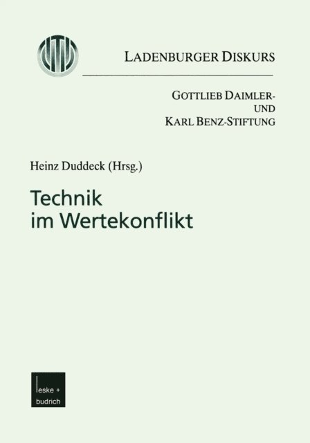 Heinz Duddeck - Technik im Wertekonflikt, E-bok