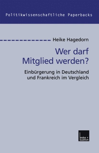 Heike Hagedorn - Wer darf Mitglied werden?, E-bok