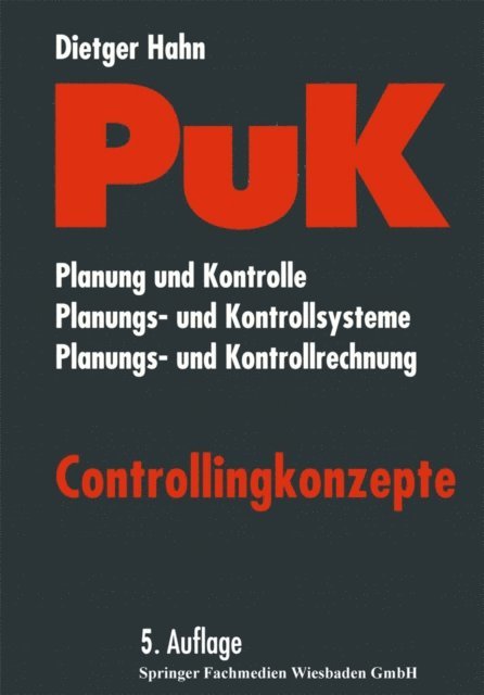 Dietger Hahn - PuK - Controllingkonzepte, E-bok