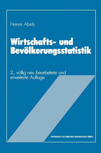 Heiner Abels - Wirtschafts- und Bevölkerungsstatistik, E-bok