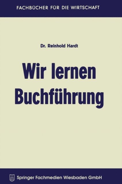 Reinhold Hardt - Wir lernen Buchführung, E-bok