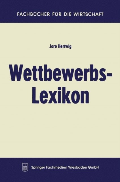 Joro Hertwig - Wettbewerbs-Lexikon, E-bok