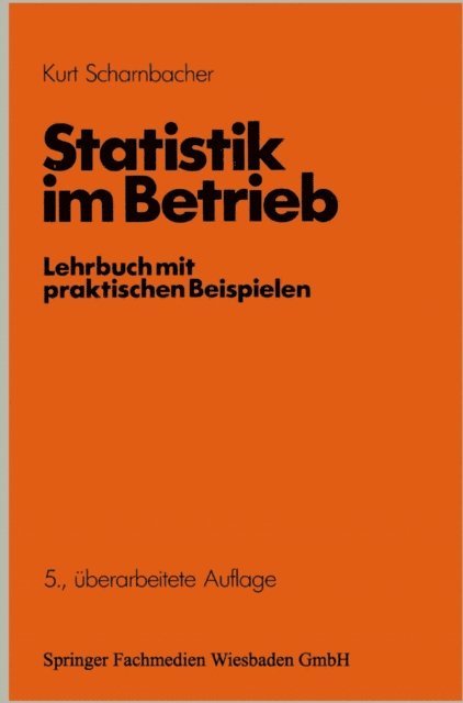 Kurt Scharnbacher - Statistik im Betrieb, E-bok