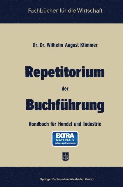 August Klimmer - Repetitorium der Buchführung, E-bok