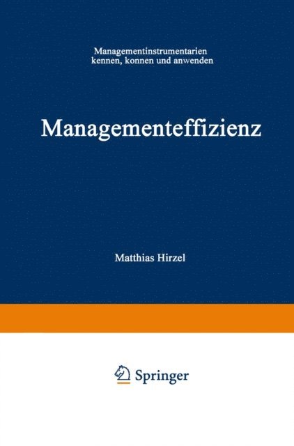 Matthias Hirzel - Managementeffizienz, E-bok