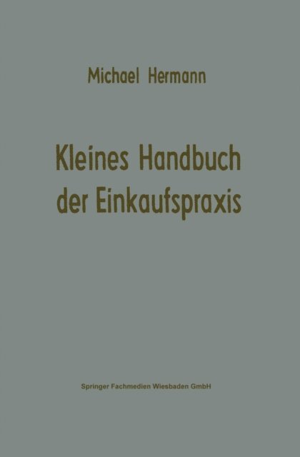 Michael Hermann - Kleines Handbuch der Einkaufspraxis, E-bok