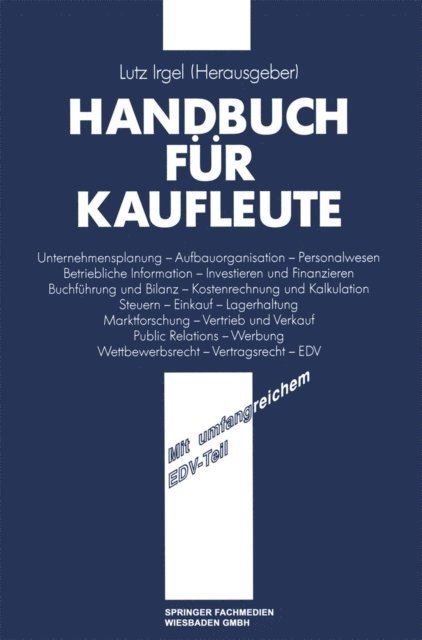Lutz Irgel - Handbuch für Kaufleute, E-bok
