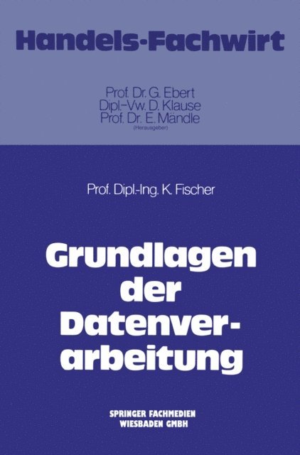 Klaus Fischer - Grundlagen der Datenverarbeitung, E-bok